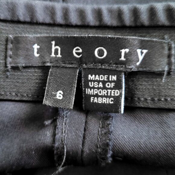 Theory Tillora Gray Mod Knit Fit & Flare Dress - Picture 7 of 7